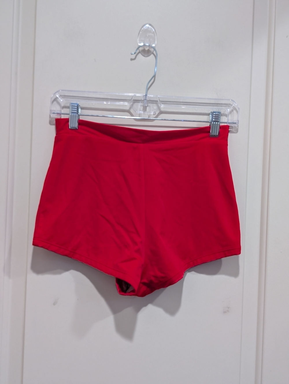 Shade & Shore Red High-Waist Shortie Bikini Bottoms Size Small - Picture 3 of 6